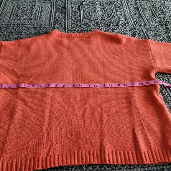 SHEIN Halloween Pumpkin & Spider Pattern Sweater | Size Large | LIKE NEW - Picture 4 of 5